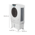BAJAJ Shield Specter 55 Litres Desert Air Cooler with DuraMarine PRO Pump (Anti Bacterial Hexacool Master, White)_2