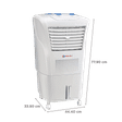 BAJAJ Frio New 23 Litres Personal Air Cooler with Typhoon Blower Technology (Anti Bacterial Hexacool Master, White)_2