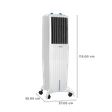 Symphony Diet 35T 35 Litres Room Air Cooler with Powerful Air Blower (Cool Flow Dispenser, White)_2