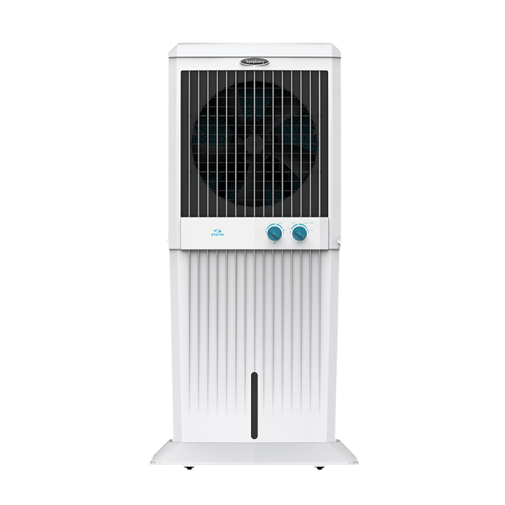 Symphony Storm C 100XL 95 Litres Desert Air Cooler with i-Pure Technology (Cool Flow Dispenser, White)