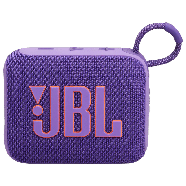 JBL Go 4 4.2W Portable Bluetooth Speaker (IP67 Water Proof, 7 Hours Playtime, Stereo Channel, Purple)_1
