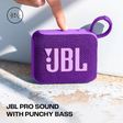 JBL Go 4 4.2W Portable Bluetooth Speaker (IP67 Water Proof, 7 Hours Playtime, Stereo Channel, Purple)_3