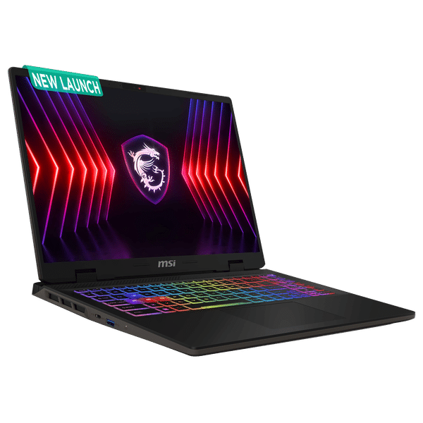 MSI Sword 16 Intel Core i9 14th Gen Gaming Laptop (16GB, 1TB SSD, Windows 11 Home, 8GB Graphics, 16 inch 144 Hz FHD Plus Display, NVIDIA GeForce RTX 4060, MS Office 2021, Cosmos Gray, 2.3 KG)_1