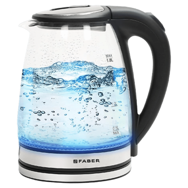 FABER FK 1500 Watt 1.8 Litre Electric Kettle with Safety Lock Lid (Transparent)_1