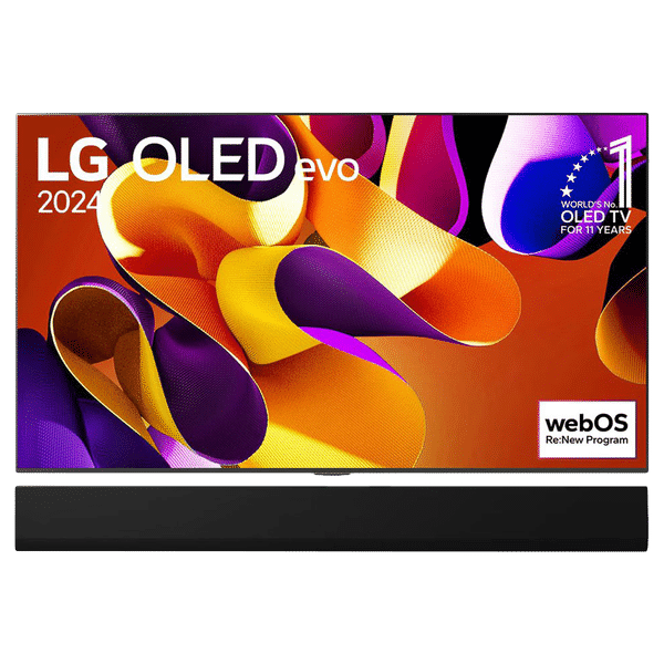 LG evo G4 165.1 cm (65 inch) OLED 4K Ultra HD WebOS TV with Dolby Atmos (2024 model)_1