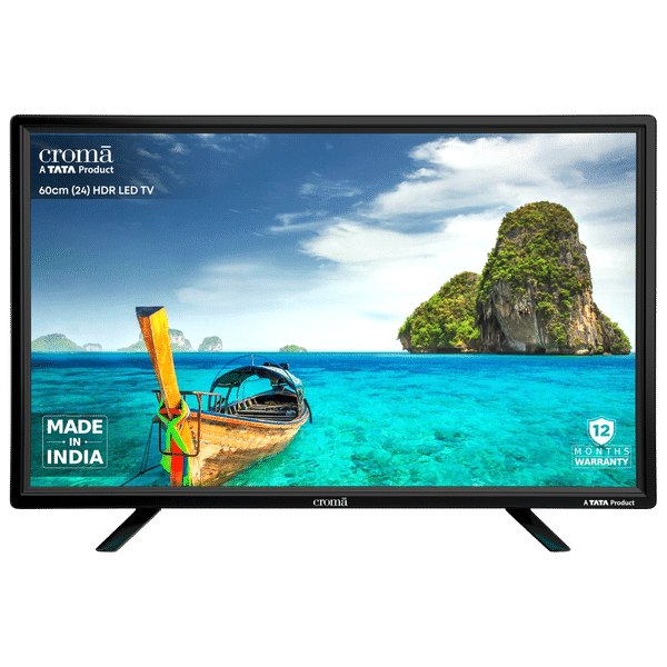Croma CREL024HBB024603 60 cm (24 inch) HD Ready LED TV with A Plus Grade Panel (2024 model)_1