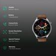 noise Origin Smartwatch with Bluetooth Calling (37.08mm AMOLED Display, 3ATM Water Resistant, Classic Brown Strap)_2