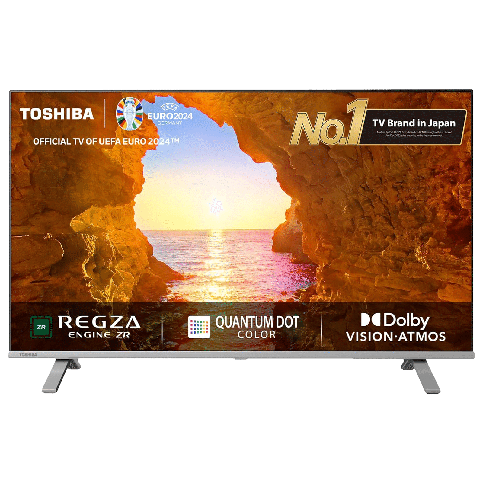 TOSHIBA C450ME 108 cm (43 inch) 4K Ultra HD QLED TV with with Dolby Vision & Dolby Atmos( 2024  model)