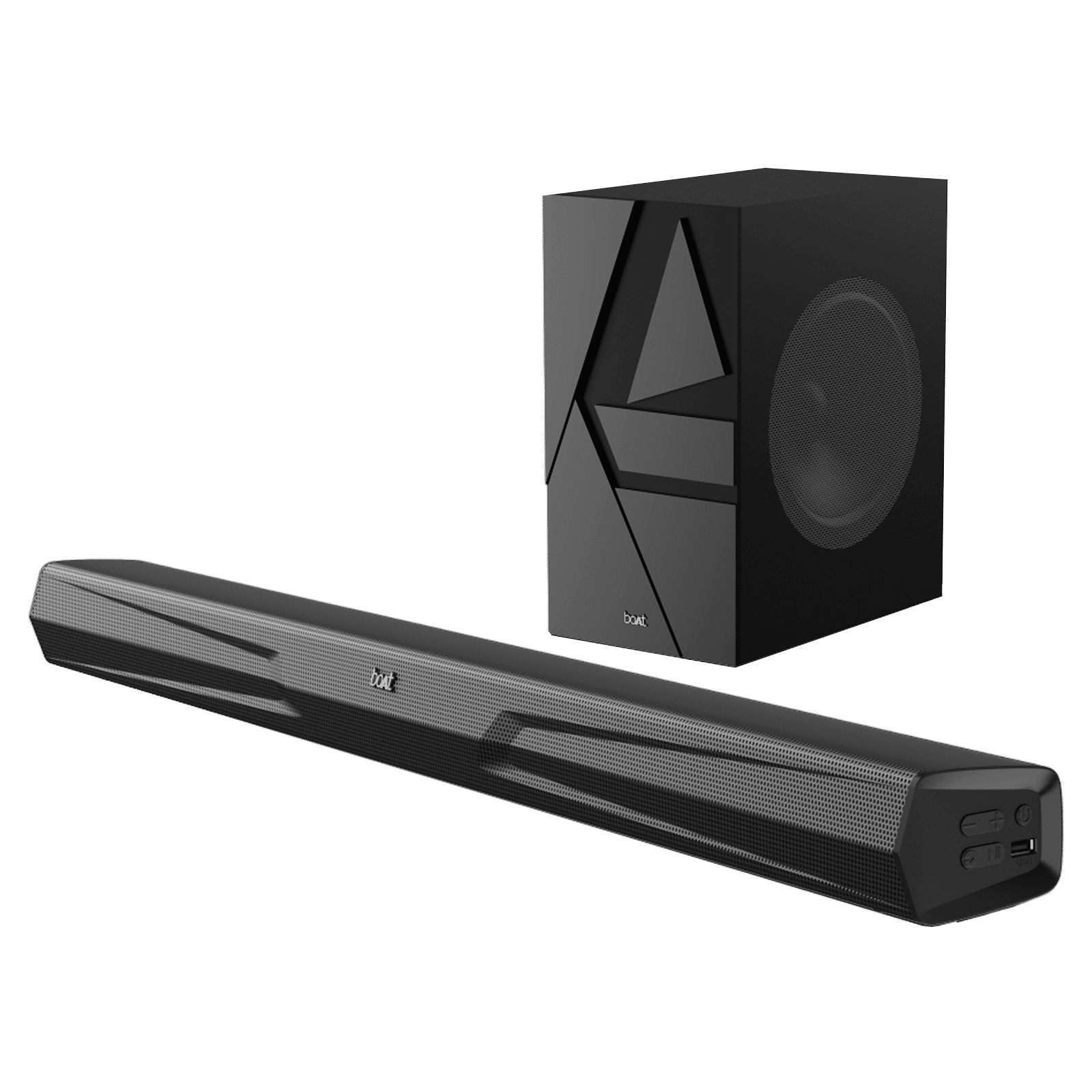 boAt Aavante Bar Quake Pro 240W Bluetooth Soundbar with Remote (Entertainment EQ Modes, 2.1 Channel, Premium Black)