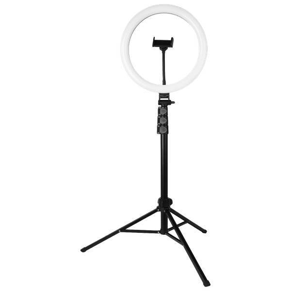 Croma CRST12IRLA016502 Ring Light with Mobile Holder for Streaming and Photography (10 Brightness Levels)_1
