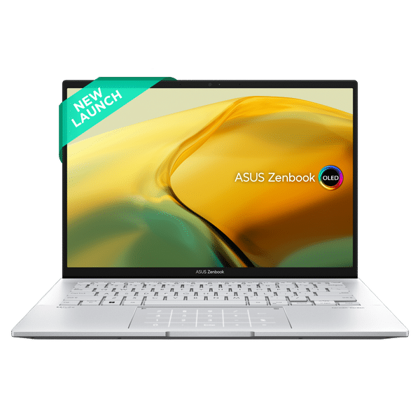 ASUS Zenbook 14 Intel Core i7 13th Gen Laptop (16B, 512GB SSD, Windows 11 Home, 14 inch OLED Display, Foggy Silver, 1.39 KG)_1