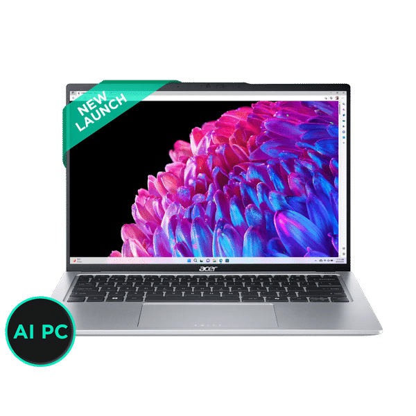 acer SFG14-73 Intel Core Ultra 5 Thin & Light Laptop (16GB, 512GB SSD, Windows 11 Home, 14 inch OLED Display, MS Office 2021, Pure Silver, 1.3 KG)_1