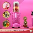 WONDERCHEF Nutri-Blend Go 400 Watt 1 Jar Mixer Grinder Blender (22000 RPM, Leakproof Design, Pink)_4