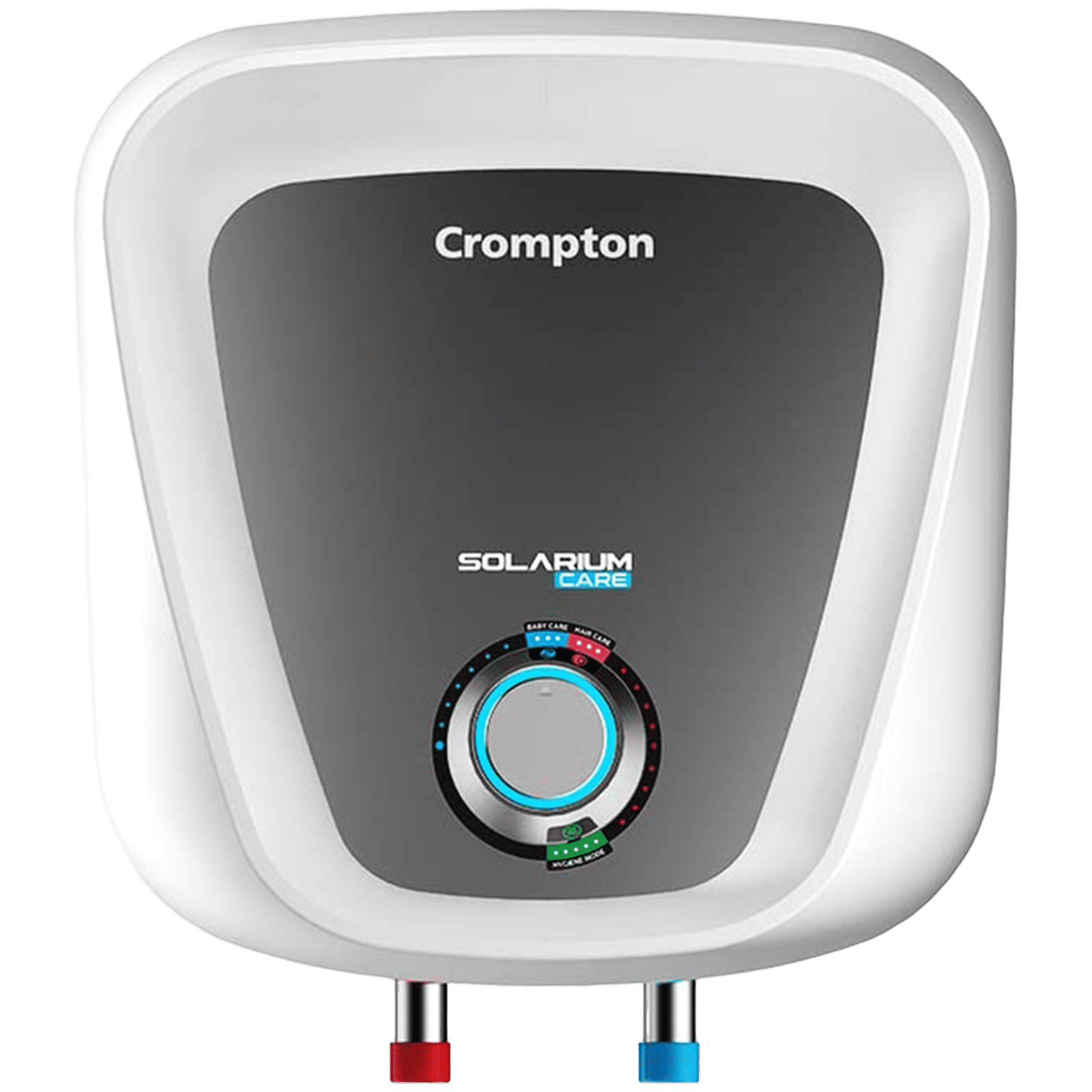 Crompton Solarium Care 15 Litre 5 Star Vertical Storage Geyser with Hygiene Mode (White)