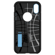 spigen Tough Armor TPU & Polycarbonate Back Case with Stand for Apple iPhone XR (Wireless Charging Compatible, Blue)_4