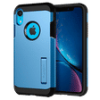 spigen Tough Armor TPU & Polycarbonate Back Case with Stand for Apple iPhone XR (Wireless Charging Compatible, Blue)_1