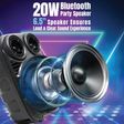 pTron Fusion Stage 20W Bluetooth Party Speaker with Mic (Integrated Controls, Mono Channel, Black)_3