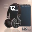 Foxin Supreme 321 FOXHED0137 Bluetooth Headphone with Mic (40mm Dynamic Driver, Over Ear, Brown and Black)_3