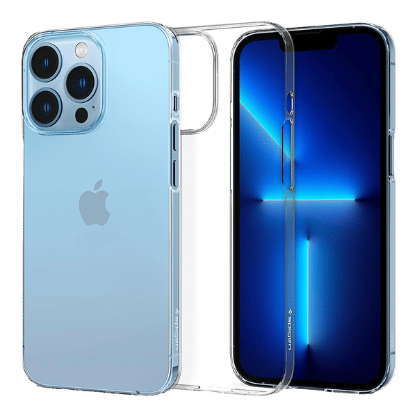 spigen AirSkin Polycarbonate Back Cover for Apple iPhone 13 Pro (Scratch Protection, Crystal Clear)_1