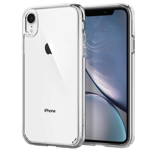 spigen Ultra Hybrid TPU & Polycarbonate Back Cover for Apple iPhone XR (Air Cushion Technology, Crystal Clear)_1
