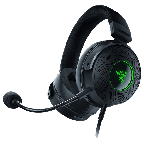 RAZER Kraken V3 HyperSense RZ04-03770100-R3M1 USB Gaming Headset Noise Cancellation (7.1 Surround Sound, Over Ear, Black)_1