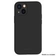 stuffcool Silo Soft and Smooth Rubber Back Cover for Apple iPhone 13 (Camera Protection, Black)_4