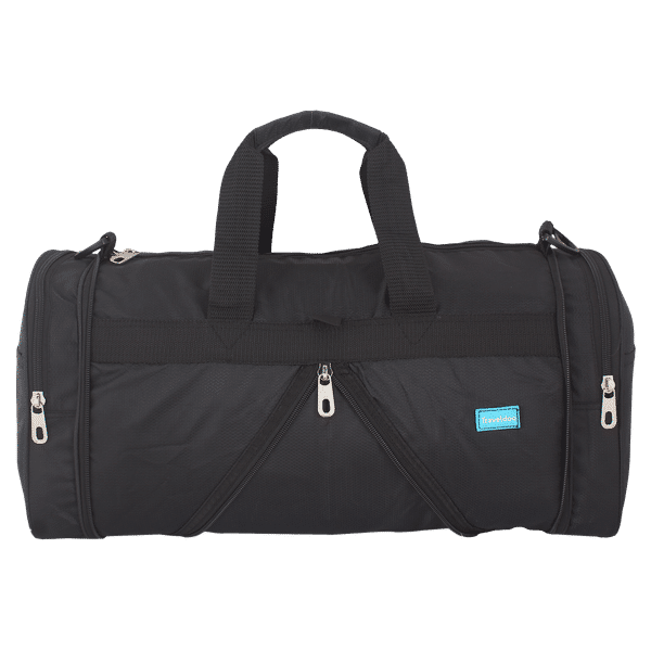 Traveldoo 18 inch Square Folding Duffle Bag (DBS01001, Black)_1