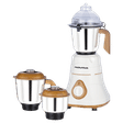 morphy richards Brut 800 Watts 3 Jars Mixer Grinder (Silicon Gaskets, 640110, Wood Finish with Parker White)_1
