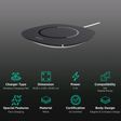 belkin Boost Up Qi 5W Wireless Charging Pad for iOS, Android (Case Compatible Design, Black)_2
