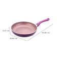 WONDERCHEF Royal Velvet Frying Pan (Non-Stick Coating, 63152945, Purple)_2