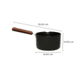 WONDERCHEF Ebony Sauce Pan (Hard Anodized Coating, 63152546, Black/Brown)_2
