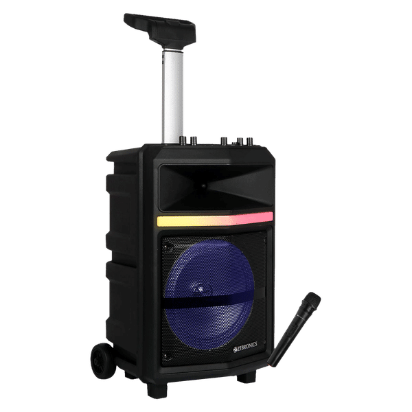 ZEBRONICS Zeb-Thump 100 28W Bluetooth Party Speaker with Mic (Built-in FM Radio, 2.1 Channel, Black)_1