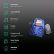 Traveldoo Lightweight Folding Backpack (CBX01002, Blue)_3