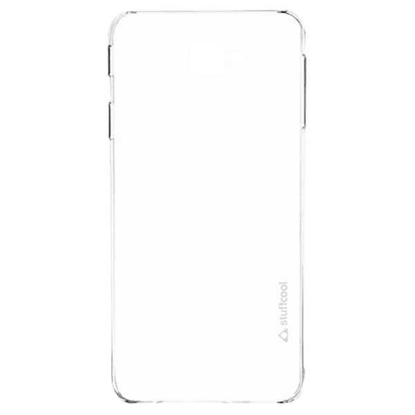 stuffcool Pure Soft Silicone Rubber Back Cover for Samsung Galaxy J7 Prime (Camera Protection, Transparent)_1