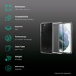 spigen Liquid Crystal TPU Back Cover for SAMSUNG Galaxy S21 Plus (Air Cushion Technology, Crystal Clear)_2