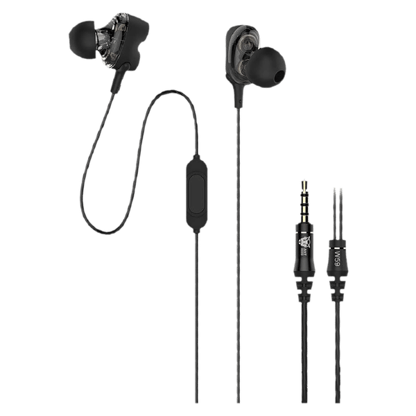 ANT AUDIO W59 Wired Earphones with Mic (In-Ear, Black)_1