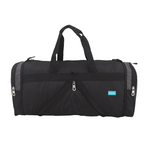 Traveldoo 18 inch Square Folding Duffle Bag (Water Proof, DB0100, Black)_1