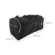 Traveldoo 18 inch Square Folding Duffle Bag (Water Proof, DB0100, Black)_2