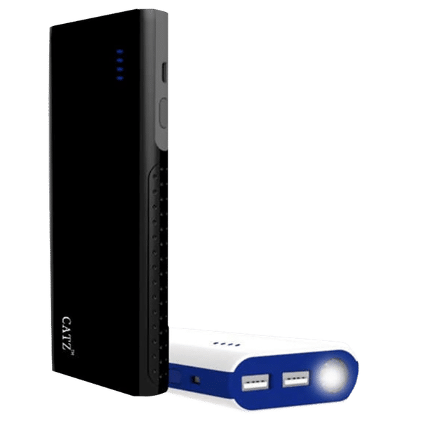 Catz PBCZ4 -13000WH 13000 mAh Power Bank (High Quality Battery, White)_1