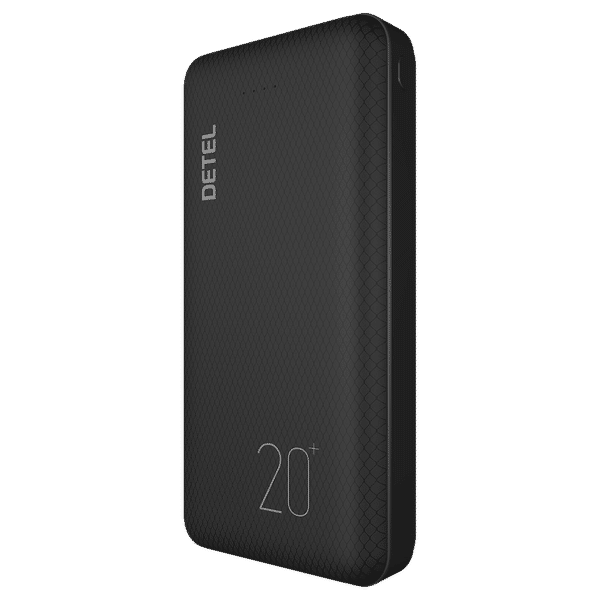 DETEL DI-20KT Atom 20000 mAh Power Bank (2 Type C Ports, High Quality Battery, Black)_1