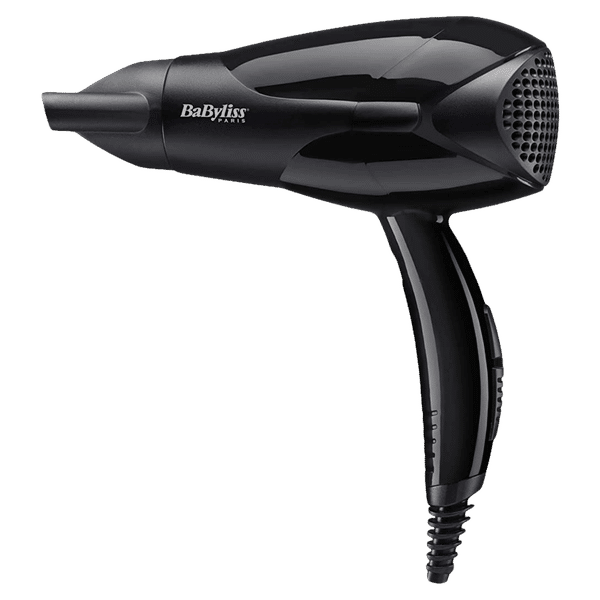 BaByliss D212E Hair Dryer with 2 Heat Settings and Cool Shot (Fast Drying, Black)_1
