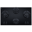 elica FLEXI DFS AB Series 4 Burner Automatic Hob (Battery Operated, Black)_1