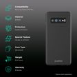 stuffcool Silo Soft Silicone Back Cover for Samsung Galaxy S10 Plus (Camera Protection, Black)_2