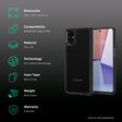 spigen Ultra Hybrid Soft Polycarbonate & TPU Back Cover for SAMSUNG Galaxy M31s (Air Cushion Technology, Matte Black)_2