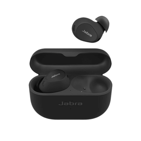 Jabra Elite 10 TWS Earbuds with Active Noise Cancellation (IP54 Water Resistant, Fast Charging, Matte Black)_1