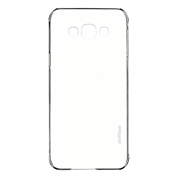 stuffcool Clair Hard Plastic Back Cover for Samsung Galaxy A8 (Camera Protection, Clear)_1