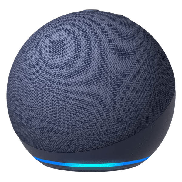 amazon Echo Dot (5th Gen) with Built-in Alexa Smart Wi-Fi Speaker (Ambient Temperature Sensor, Blue)_1