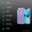 spigen Fit Silicone Back Cover for Apple iPhone 13 mini (Soft Microfiber Lining, Iris Purple)_2
