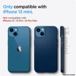 spigen Thin Fit TPU & Polycarbonate Back Cover for Apple iPhone 13 Mini (Wireless Charging Compatible, Navy Blue)_3