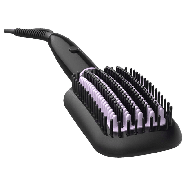 PHILIPS BHH880/10 Hair Straightening Brush with 2 Temperature Settings (Black)_1